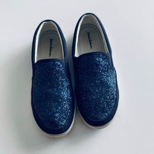 Hanna Andersson Maria-H Glitter Slip-On Size 4
